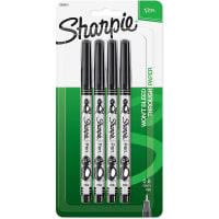 Dymo Sharpie Wraps Pen, Fine Point, Black