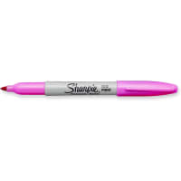 Dymo Sharpie Permanent Markers, Fine Point, Electric Pink