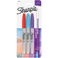 Dymo Sharpie Permanent Markers, Fine Point, Assorted Colors