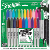 Dymo Sharpie Fine Point Permanent Marker, Assorted Colors