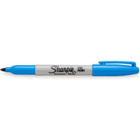 Dymo Sharpie Color Burst Permanent Markers, Fine Point, Blue