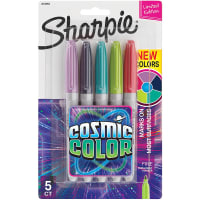 Dymo Sharpie Permanent Markers, Fine Point, Cosmic Color