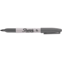 Dymo Sharpie Fine Point Permanent Marker, Dark Matter Gray