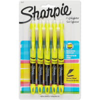 Dymo Sharpie Accent Sharpie Pen-Style Highlighter, Yellow