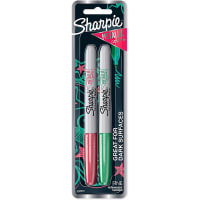 Dymo Sharpie Metallic Permanent Markers, Fine Point, Assorted Colors