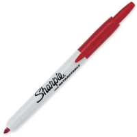 Dymo Sharpie Retractable Markers, Fine Tip, Red