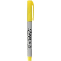 Dymo Sharpie Permanent Markers, Ultra Fine Tip, Yellow