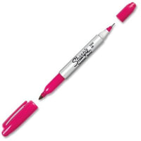 Dymo Sharpie Twin-Tip Permanent Marker Ultra Fine Point, Magenta