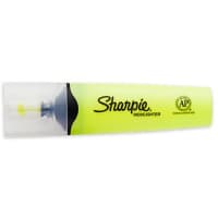 Dymo Sharpie Clearview Highlighter, Blade Tip, Fluorescent Yellow