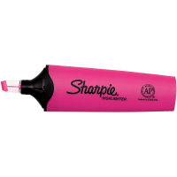 Dymo Sharpie Clear View Tank Highlighter, Pink