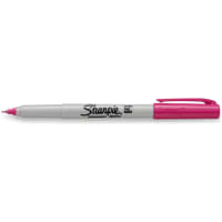 Dymo Sharpie Color Burst Permanent Markers, Ultra-Fine Point, Pink