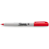 Dymo Sharpie Color Burst Permanent Markers, Ultra-Fine Point, Red