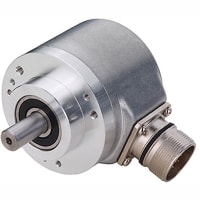 Dynapar Encoder, Absolute, Optical, BiSS, w/ SS Shaft, Hengstler, G0567616, Housing Aluminum