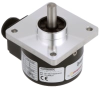 Dynapar Encoder, Incr, Shaft, Opt, Size25, Enclos Shld Bearing, Flgmt 3/8Sft Sgl 5-26V Ld S/M