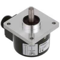 Dynapar Incremental Encoder, 3600 PPR, 3/8" Dia., Optical Sensing, 5-26VDC, HC25 Series