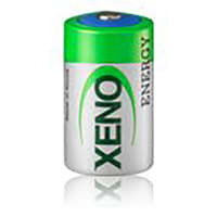 Eagle Picher Battery, Non-Rechargeable, 1/2AA, Lithium, 3.6VDC, 1.2Ah, Xeno, Pressure Contac