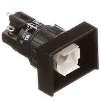 EAO Pushbutton Actuator, Raised, 18x24mm, 1NC+1NO, MAINTAINED, Illuminative, 5A, 250V, Sldr