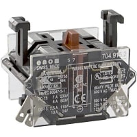 EAO Switching Element, Slow-Make, 1NC, Silver Contacts, 500VAC, 10A, Plug Terminal