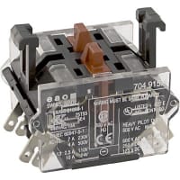 EAO Switching Element, Slow-Make, 2NC, Silver Contacts, 500VAC, 10A, Plug Terminal