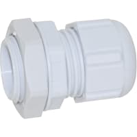 EAO Accessory, Cable Gland, Use on 04 Series Enclosure, M20 X 1.5 Thread, Plastic, Gray