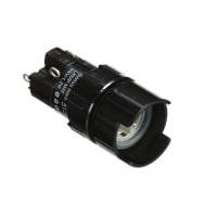 EAO Pushbutton Actuator, Raised, Round, 18mm, 1NC+1NO, MOM., Illuminative, 5A, 250V, Solder