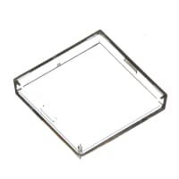 EAO Accessory, Lens, Square, 24.4 x 24.4mm, Flat, Plastic, Illuminative, Transparent, Clear