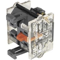 EAO Switching Element, Slow-Make, 1NO, Silver Contacts, 500VAC, 10A, Screw Terminal