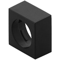 EAO Accessory, Raised Bezel For Series 61 Keylock Switch, Square, 18x18mm, Black