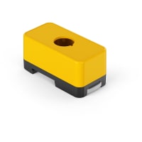 EAO Smartbox, Enclosure Only, Switch and Connector Cut Out, Yellow