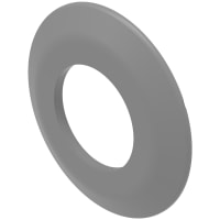 EAO Accessory, Front Bezel, Round, Plastic, RAL 7043, Dark Gray