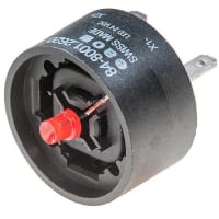 EAO Illumination Element, Single Chip Red LED, IP40, 10mA, 24VDC, Plug Termination