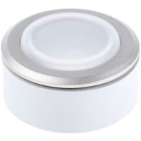 EAO Accessory, Front Bezel Set, Protective Membrane, Round, 35mm, Flush, Aluminum, Natural