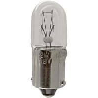 EAO Lamp, Incandescent, BA9S Bayonet, 42mA, 48VAC/DC