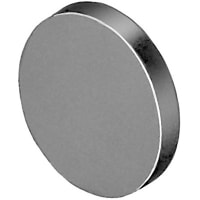 EAO Accessory, Lens, Flat, Stainless Steel, Flush, Round, 23.7mm, Opaque, Natural Anodized