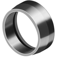 EAO Accessory, Front Bezel, Raised, Round, 24mm, Aluminum, Black