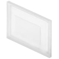 EAO Accessory, Front Protective Cap, Flush, Silicone, Rectangle, 24x30mm, Clear