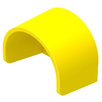 EAO Accessory, E-Stop Protective Collar, Raised, Plastic, Yellow