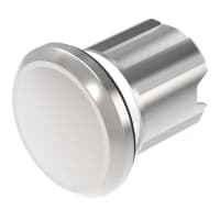 EAO Accessory, Blind Plug for Panel, 22.5mm, Shiney Metal, Silver, Flush, IP66, 67, 69K