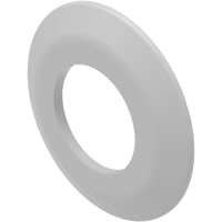 EAO Accessory, Front Bezel, Round, Plastic, RAL 704, Light Gray