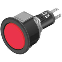 EAO 19mm diameter red panel indicator