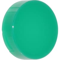 EAO Accessory, Lens, Flat, Plastic, Round, 15.8mm, Illuminative, Translucent, Green