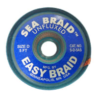 EasyBraid Co. Wick - Sea Braid .100 Anti-static, 5'