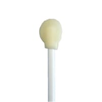 EasyBraid Co. Swab - 5 solid plastic shaft, Round Foam Tip 29/32 Width x 1 1/8 Length