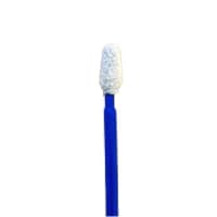 EasyBraid Co. Swab - 6 blue solid plastic shaft, Foam Tip 3/8 Diameter x 1 Length