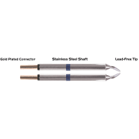 EasyBraid Co. Tweezer Cartridge Pair - Chisel 1.50mm (0.06") 600 degree for EB-9000S