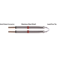 EasyBraid Co. Tweezer Cartridge Pair - Chisel 1.50mm (0.06") 800 degree for EB-9000S