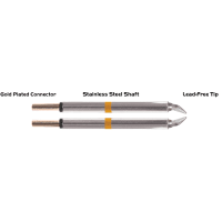 EasyBraid Co. Tweezer Cartridge Pair - Chisel 1.78mm (0.07") 700 degree for EB-9000S