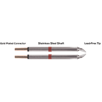 EasyBraid Co. Tweezer Cartridge Pair - Chisel 1.78mm (0.07") 800 degree for EB-9000S