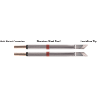 EasyBraid Co. Tweezer Cartridge Pair Knife Tinned area 2.03mm (0.08") 800 degree for EB-9000S