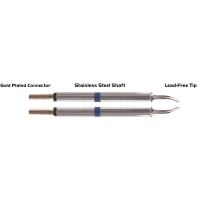 EasyBraid Co. Tweezer Cartridge Pair Long Reach Chisel 1.78mm (0.07") 600 degree for EB-9000S